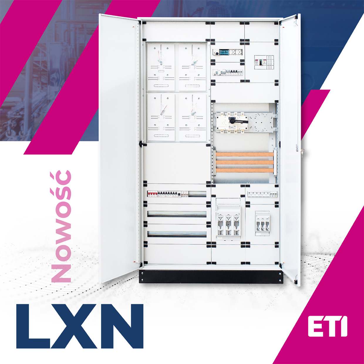 Nowe obudowy metalowe w I klasie ochronności w systemie SOLID GSX – LXN250