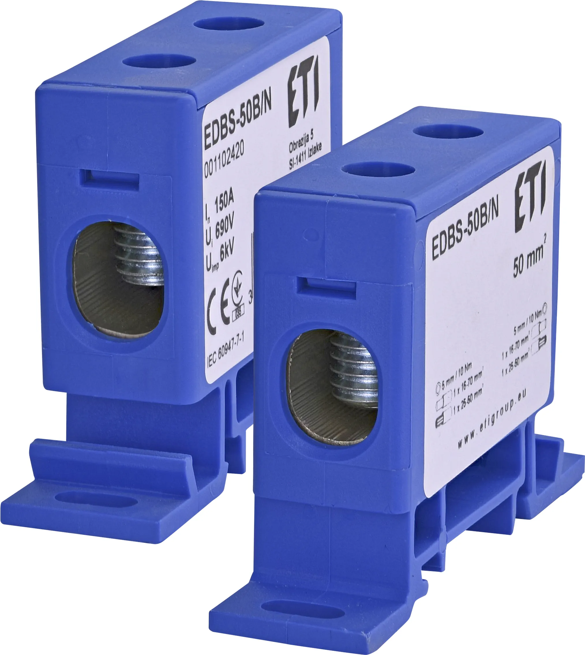 Zaciski EDBS-50B/N 001102420