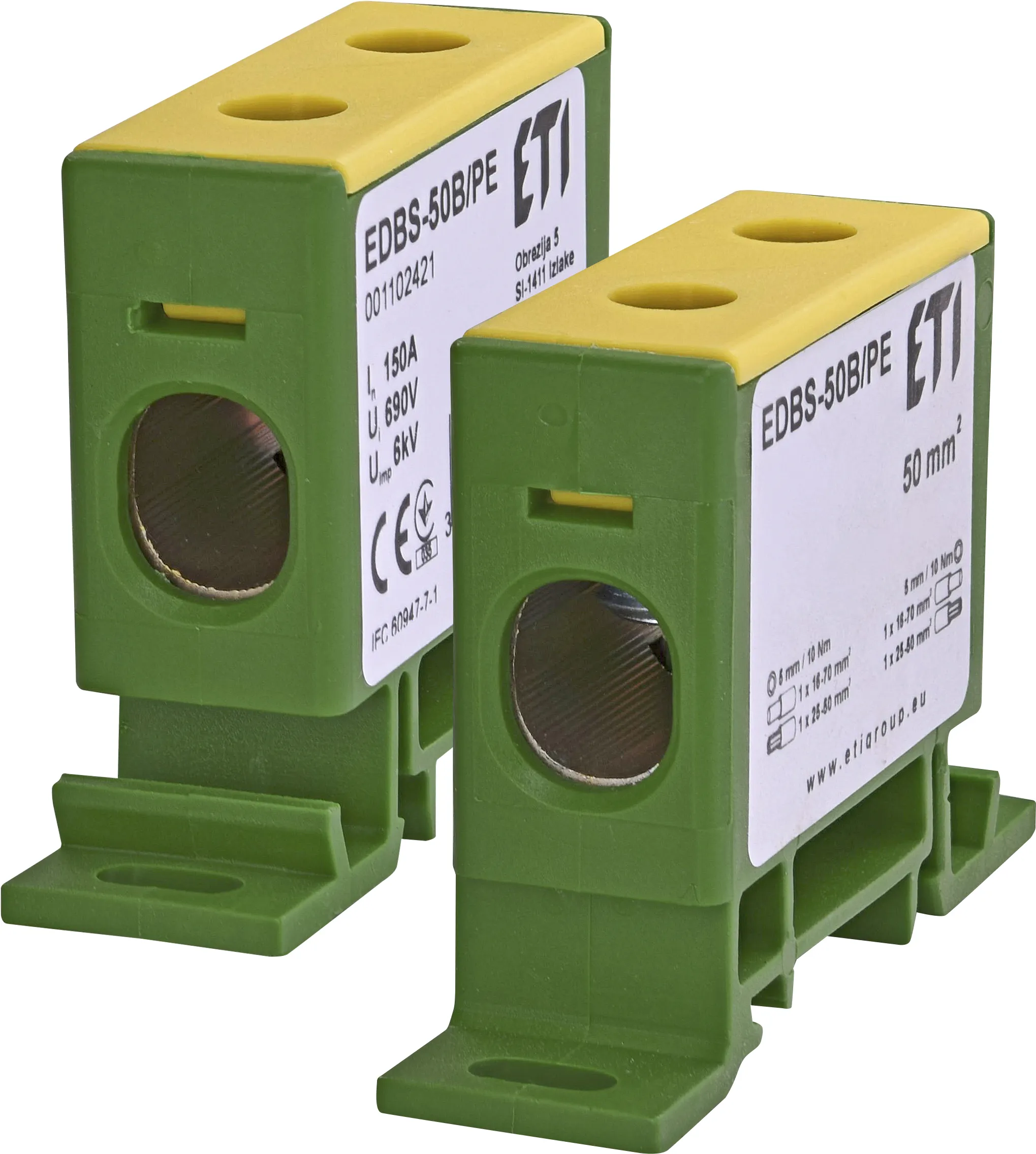 Zaciski EDBS-50B/PE 001102421