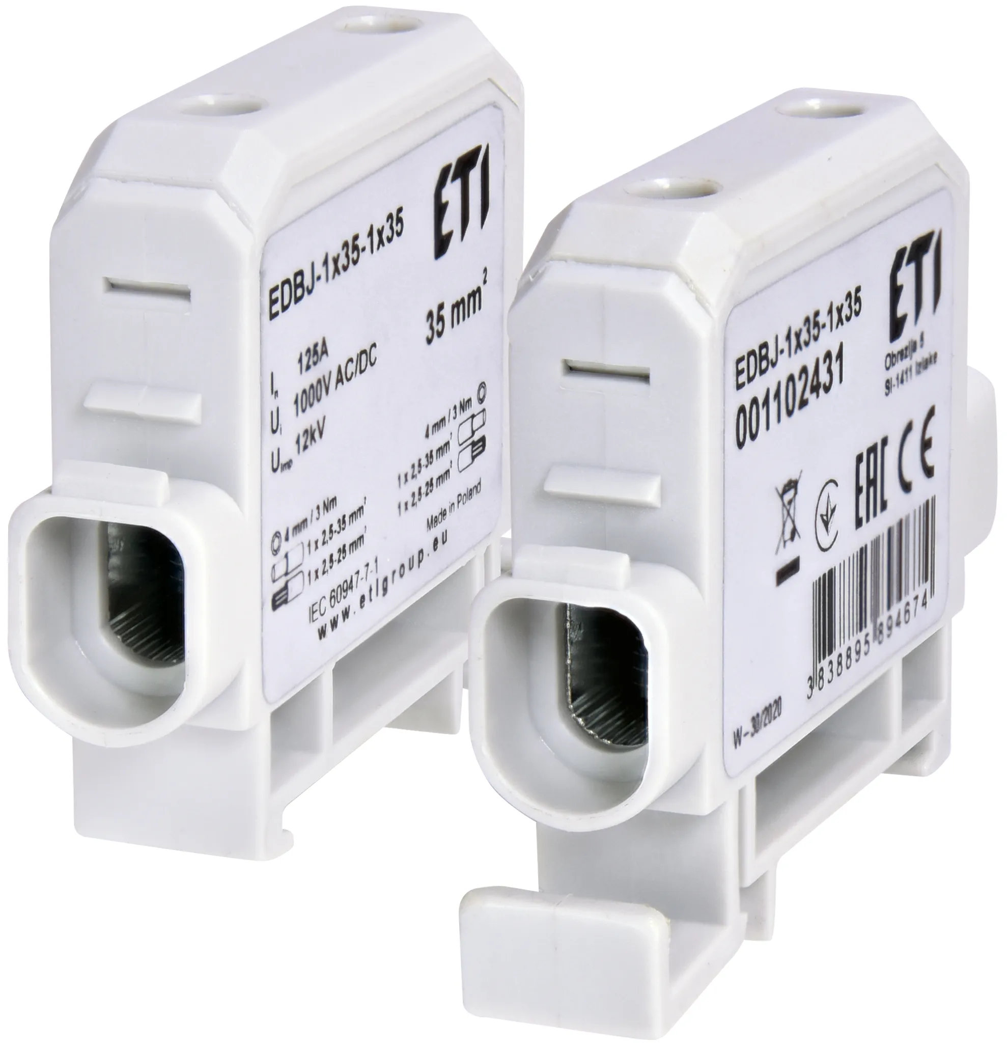 Zaciski EDBJ-1x35-1x35 001102431