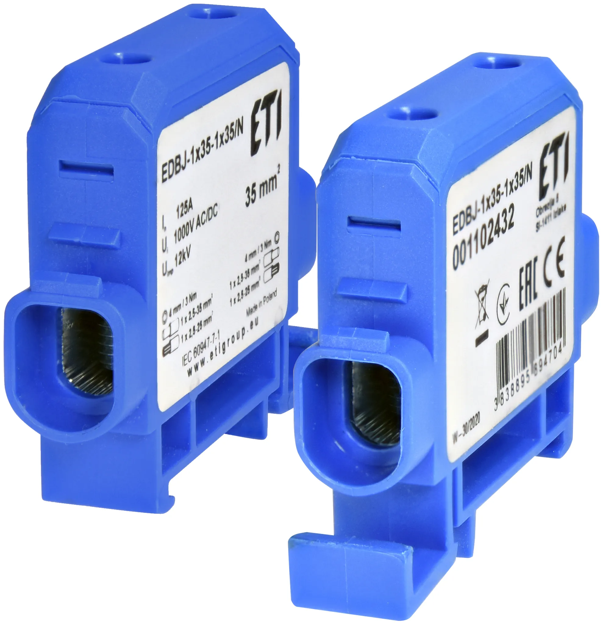 Zaciski EDBJ-1x35-1x35/N 001102432