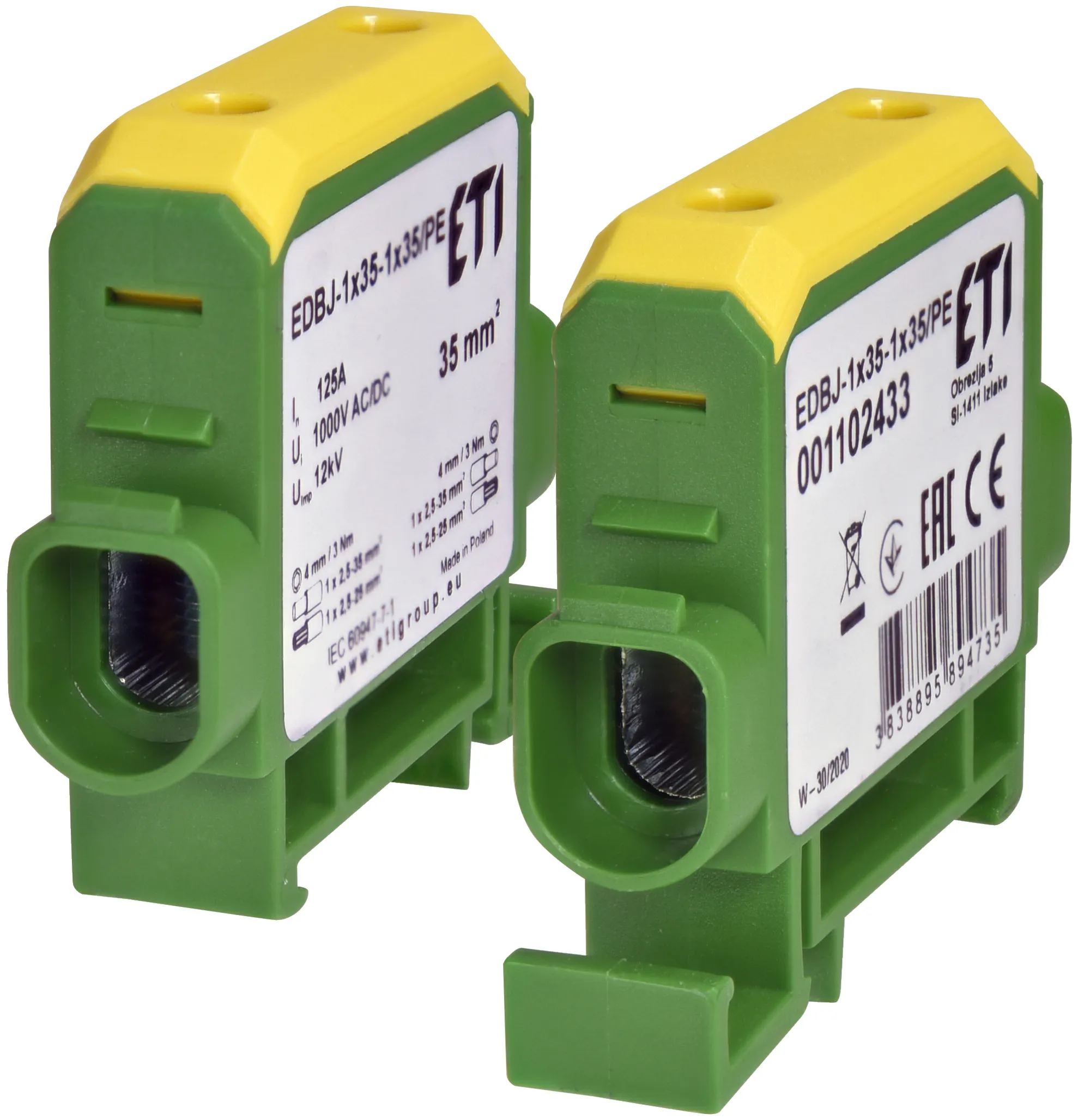 Zaciski EDBJ-1x35-1x35/PE 001102433