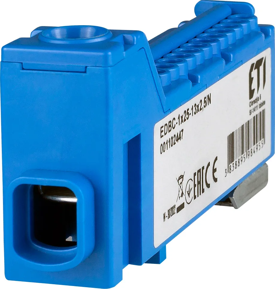 Blok rozdzielczy EDBC-1x25-13x2,5/N 001102447