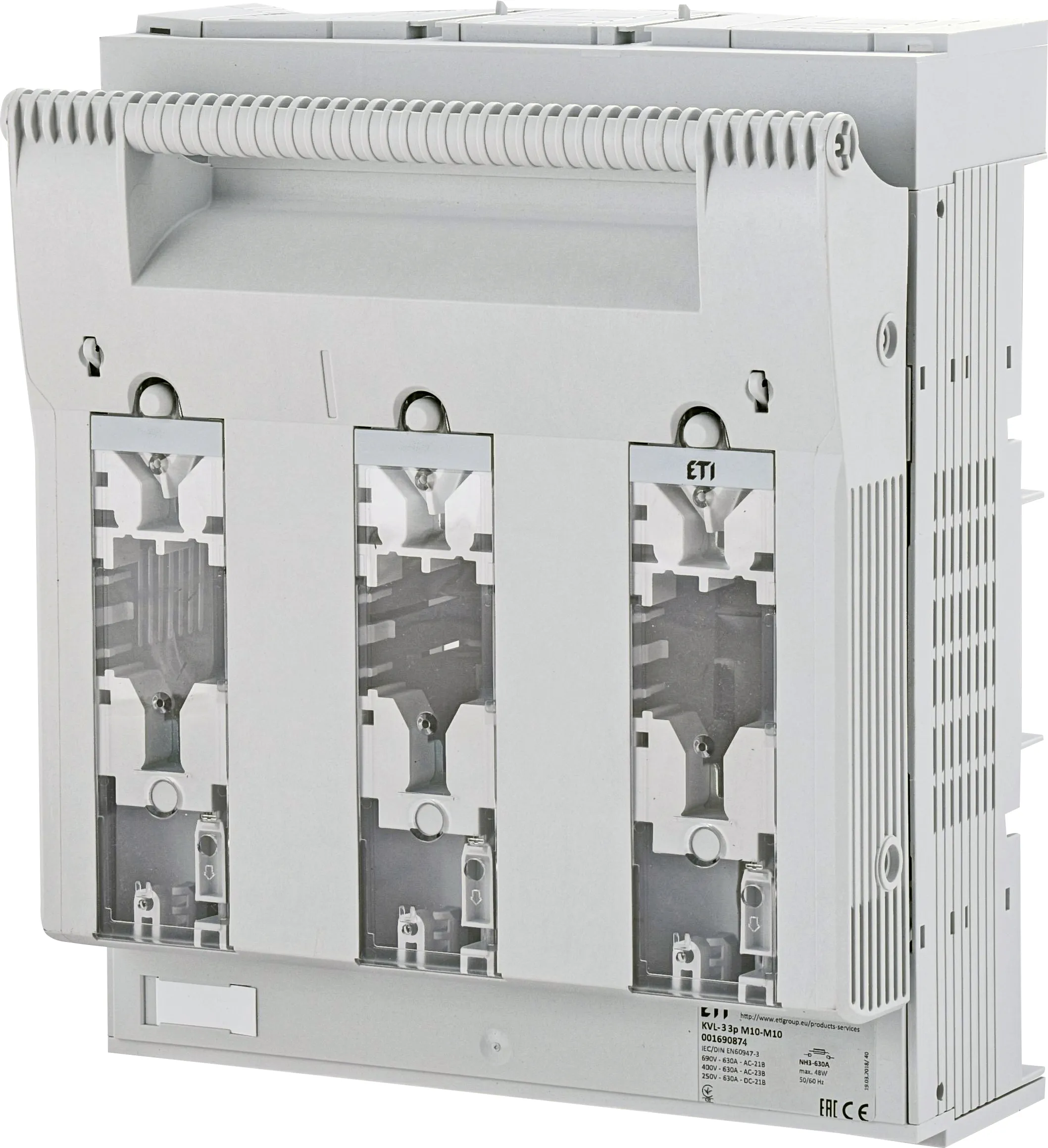 Rozłącznik skrzynkowy KVL-3 3p M10-M10 001690874