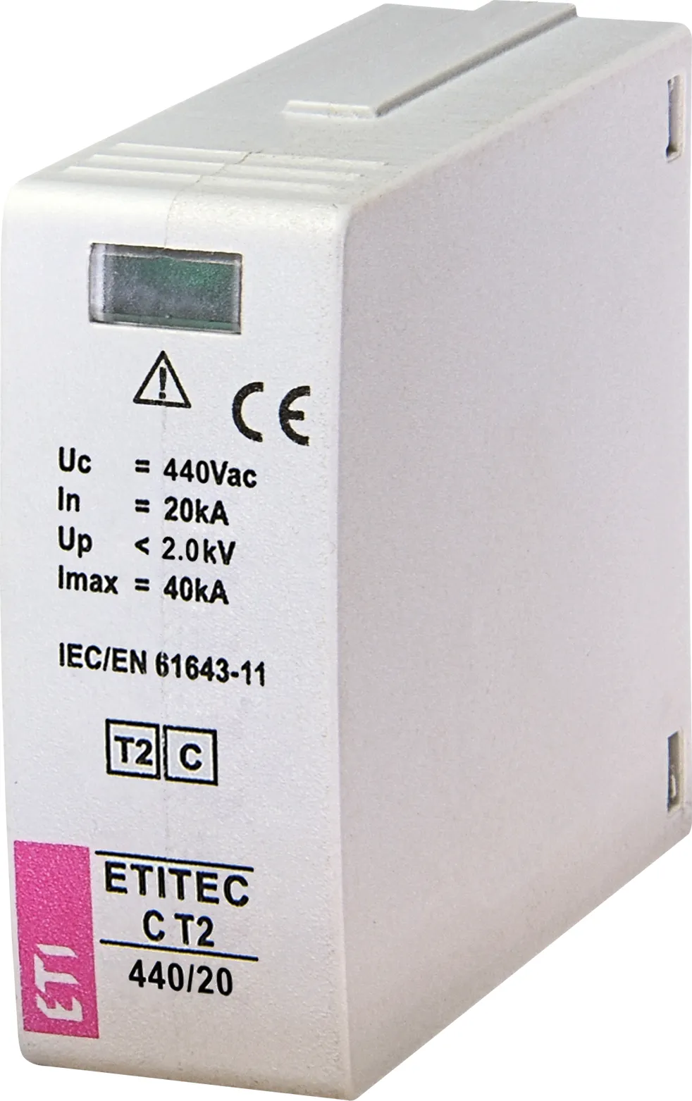 Ogranicznik przepięć MOD. ETITEC C T2 440/20 002440415