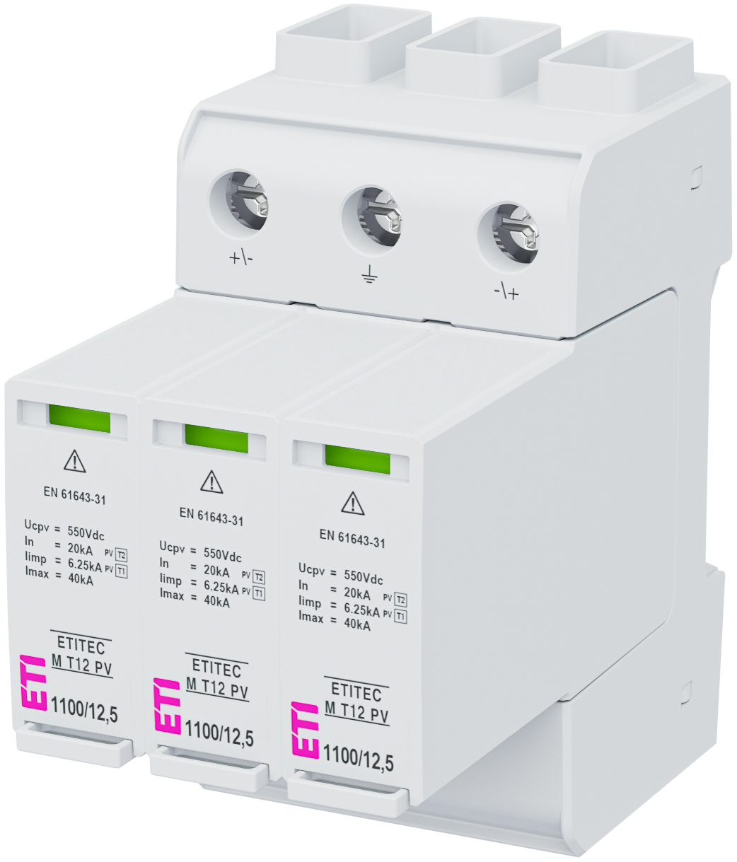 Ogranicznik przepięć ETITEC M T12 PV 1100/12,5 Y RC 002440512