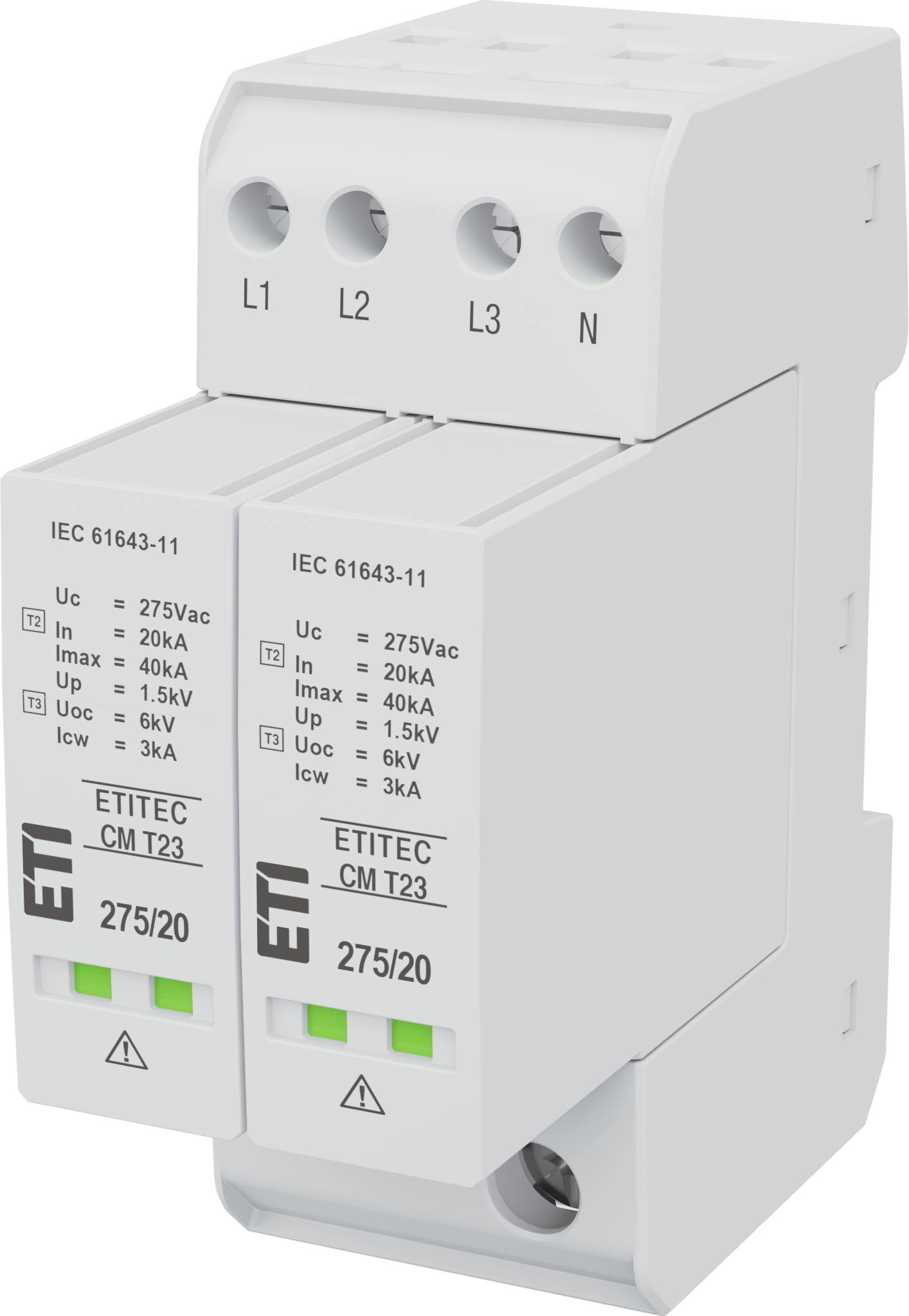 Ogranicznik przepięć ETITEC CM T23 275/20 4+0 RC 002440653