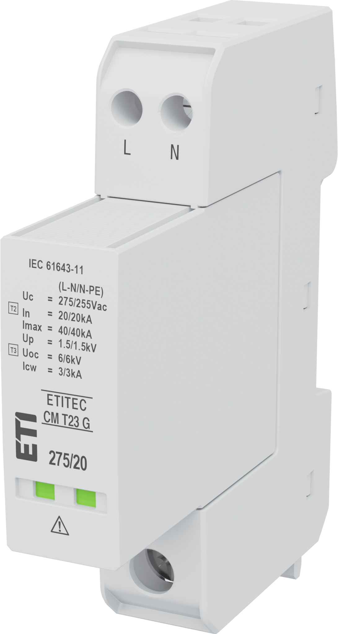 Ogranicznik przepięć ETITEC CM T23 275/20 1+1 002440654