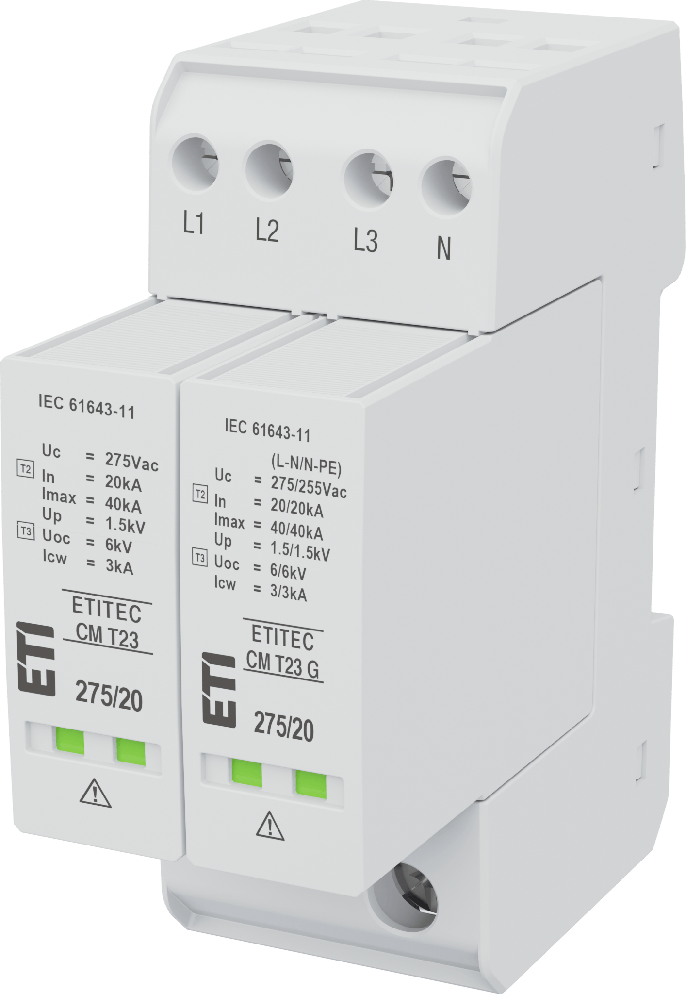 Ogranicznik przepięć ETITEC CM T23 275/20 3+1 002440656
