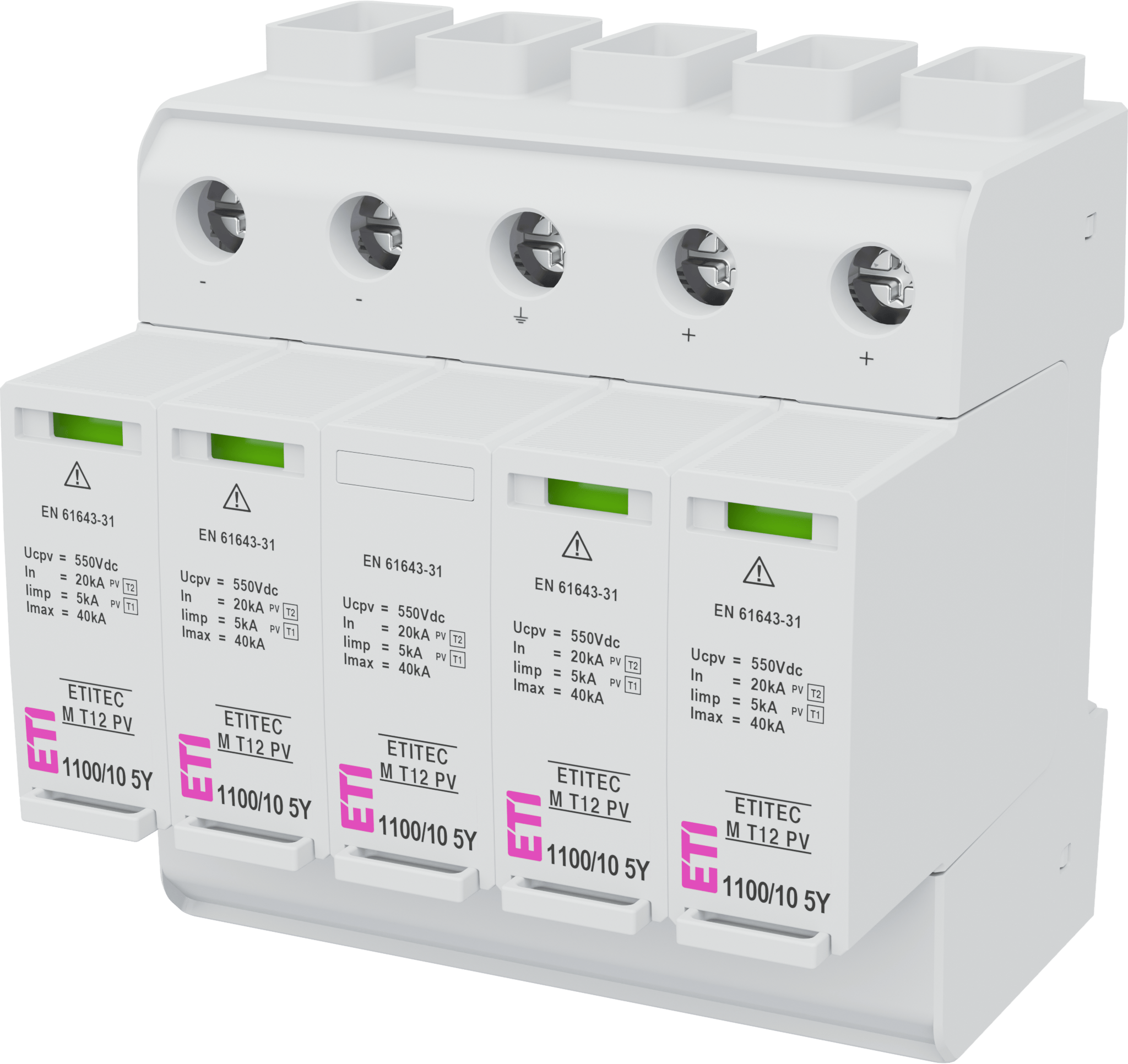 Ogranicznik przepięć ETITEC M T12 PV 1100/10 5Y 002440675