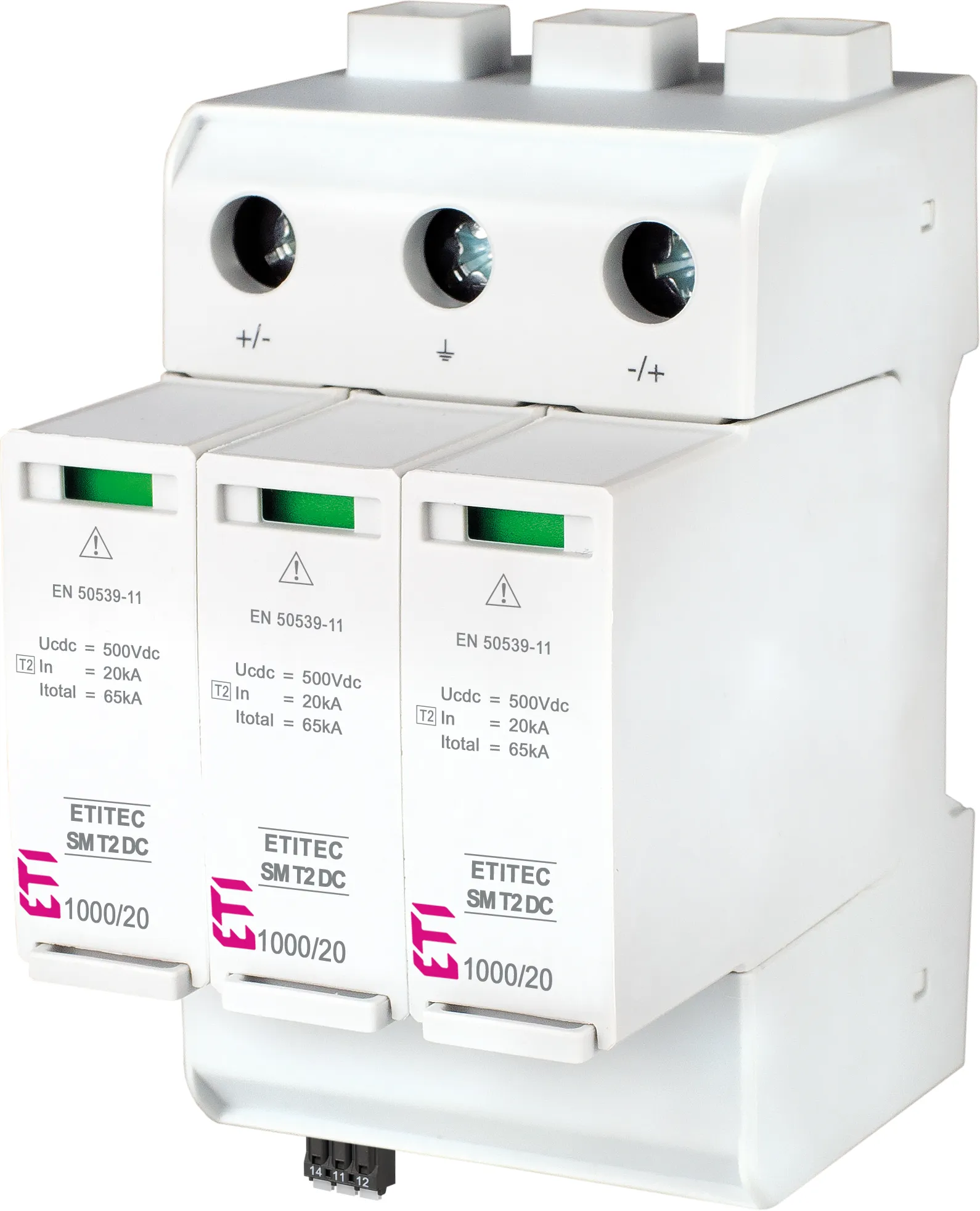 Ogranicznik przepięć ETITEC SM T2 DC 1000/20 Y 002440728