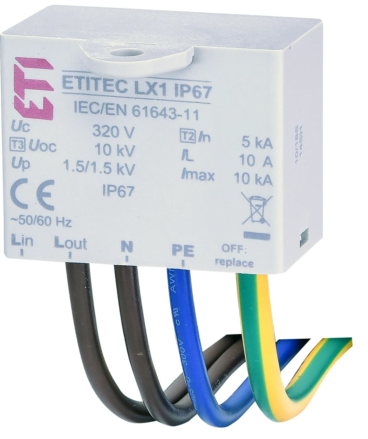 Ogranicznik przepięć ETITEC LX1 IP67 002442983