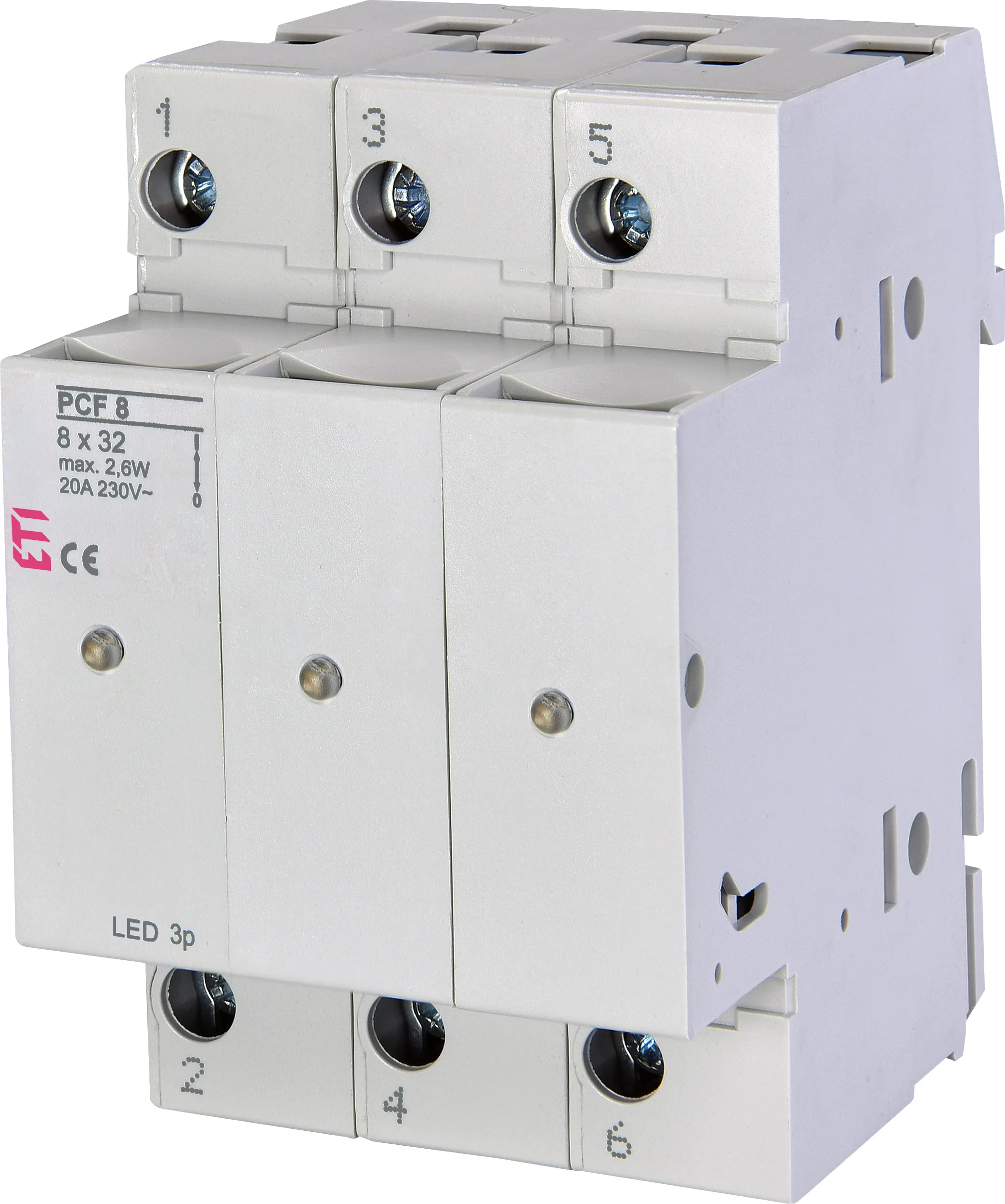 Rozłącznik bezpiecznikowy PCF 8 3p LED 002530014