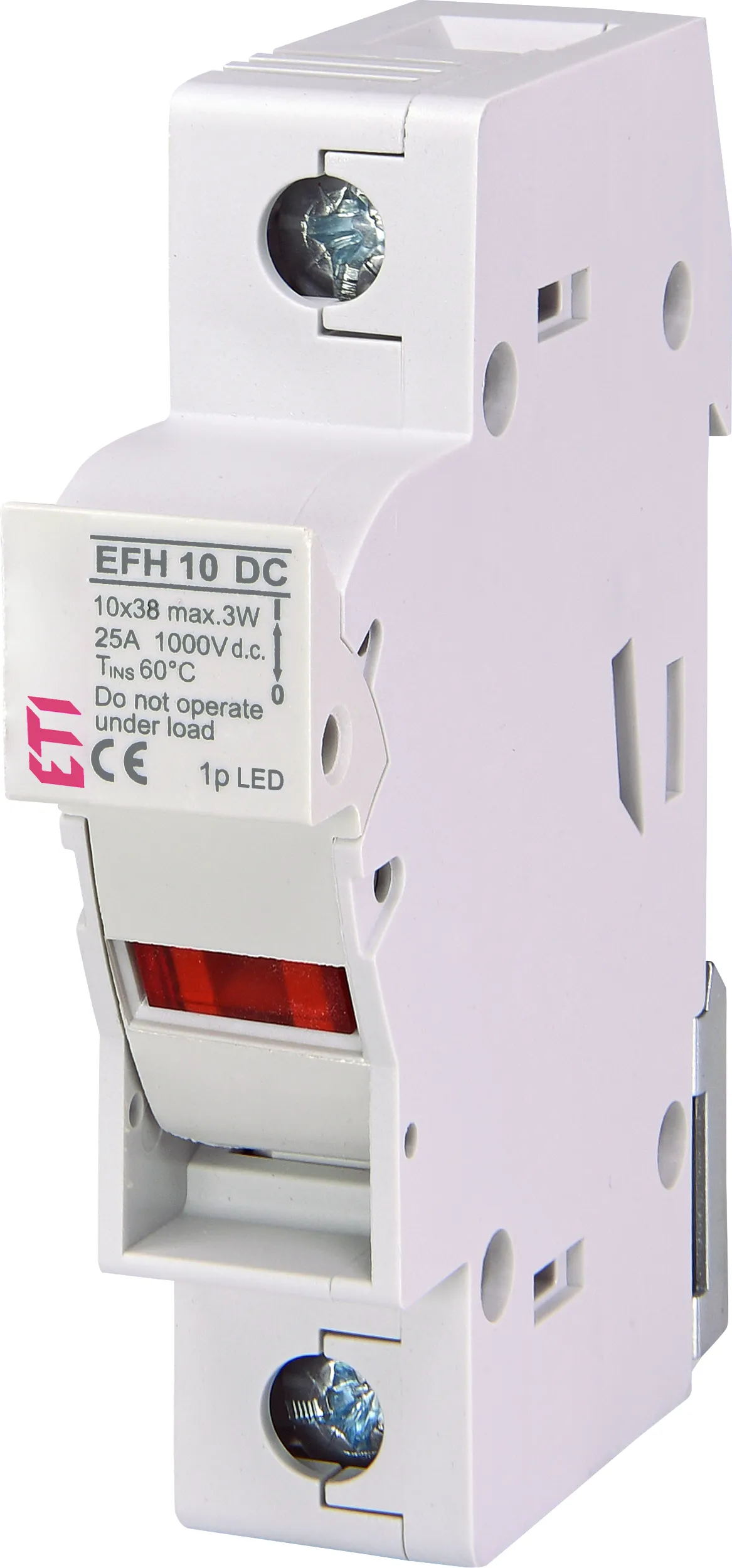 Podstawa bezpiecznikowa EFH 10 DC 1p LED 002540211