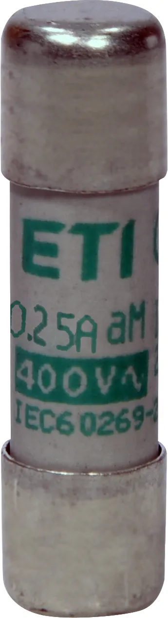 Wkładka topikowa CH10x38 aM 0,25A/500V 002652008