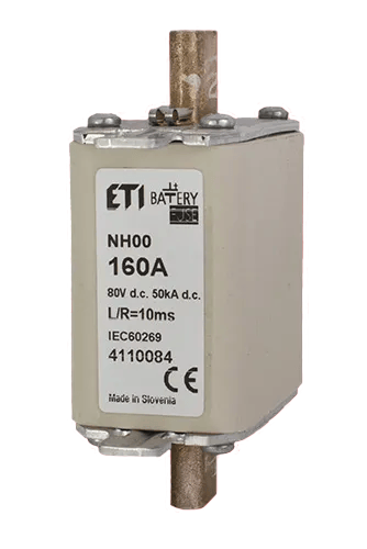 Wkładka topikowa NH00 gBat 80A/80V DC 004110081