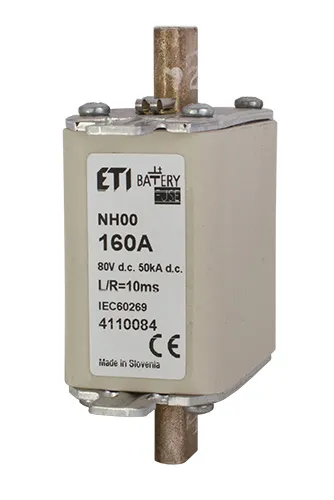 Wkładka topikowa NH00 gBat 160A/80V DC 004110084