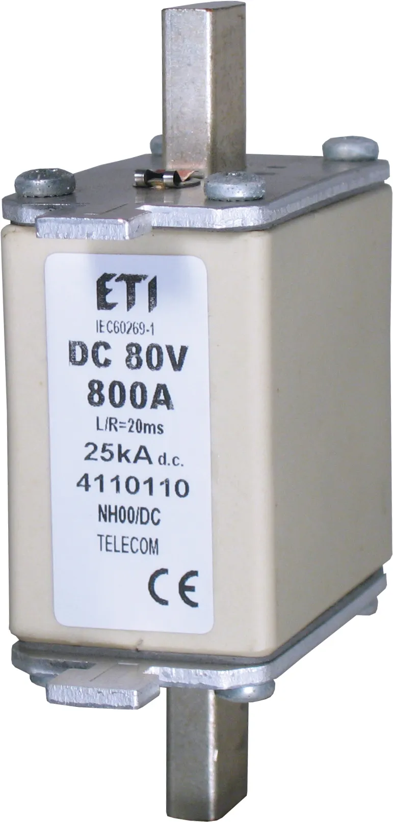 Wkładka topikowa NH00/K 160A/80V DC 004110101