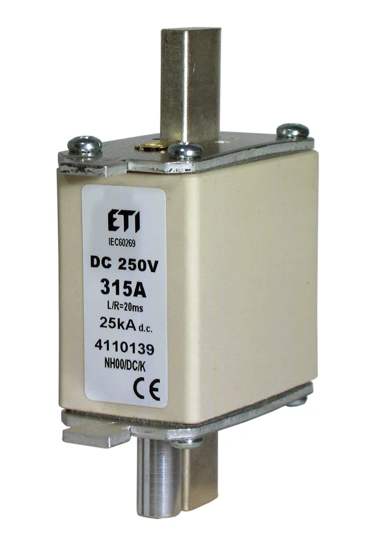 Wkładka topikowa NH00 63A/250V DC 004110130