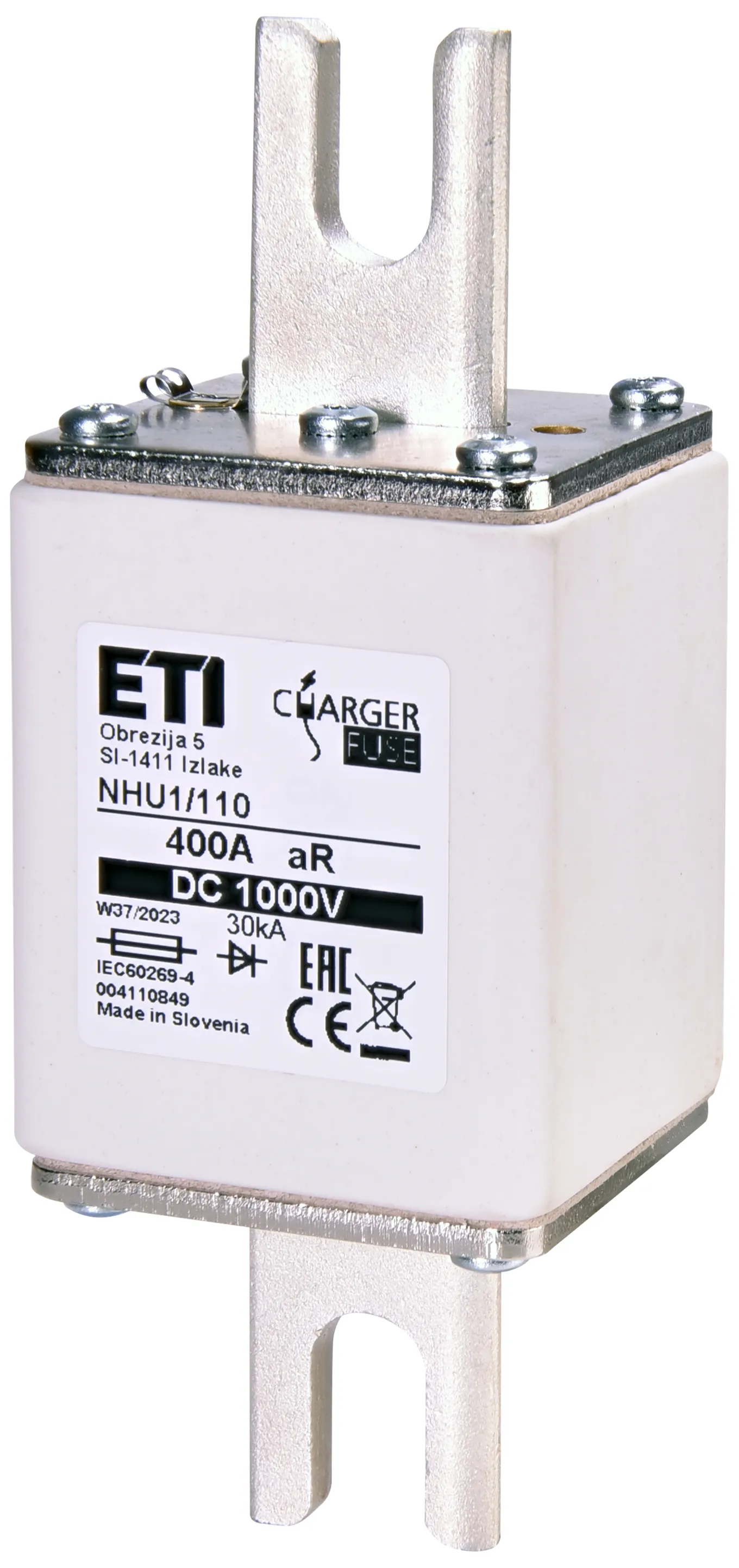 Wkładka topikowa NHU1/110 aR 400A/1000V DC 004110849