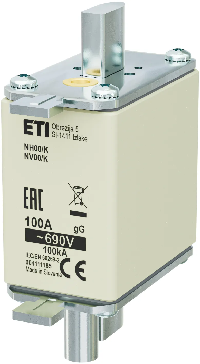 Wkładka topikowa NH00/K gG 100A/690V 004111185