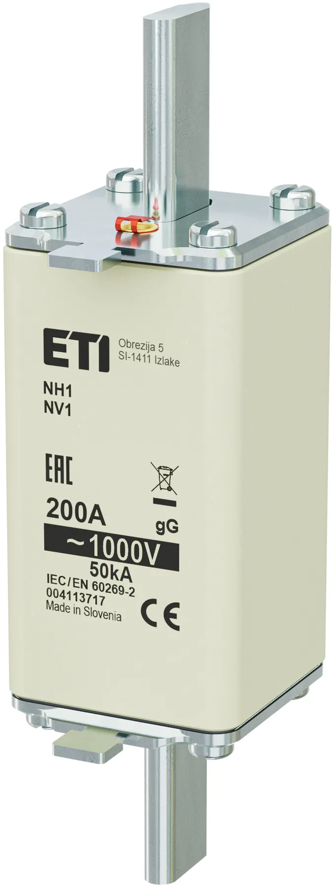 Wkładka topikowa NH1/85 gG 200A/1000V 004113717