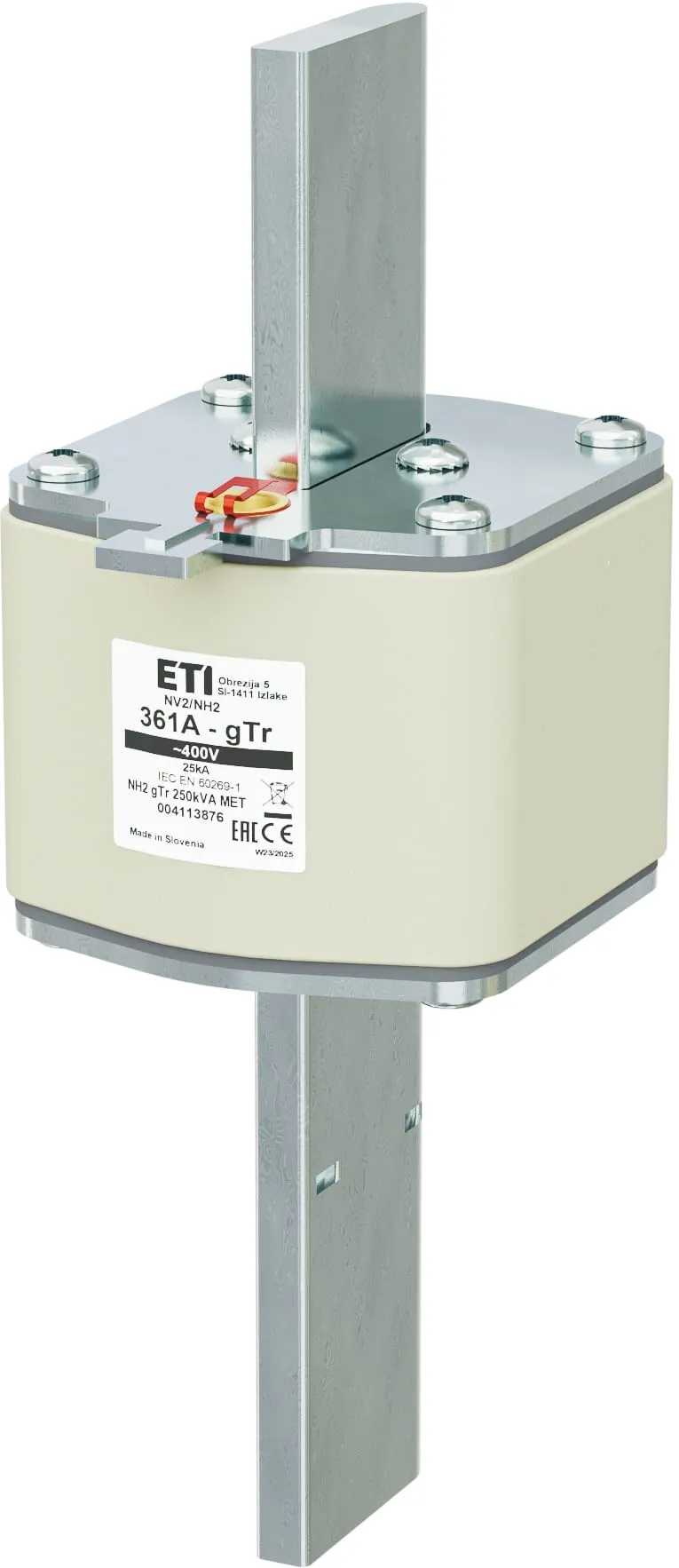 Wkładka topikowa NH2 gTr 361A/400V/250kVA MET 004113876