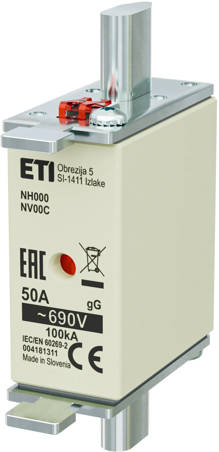 Wkładka topikowa NH000 gG 50A/690V 004181311