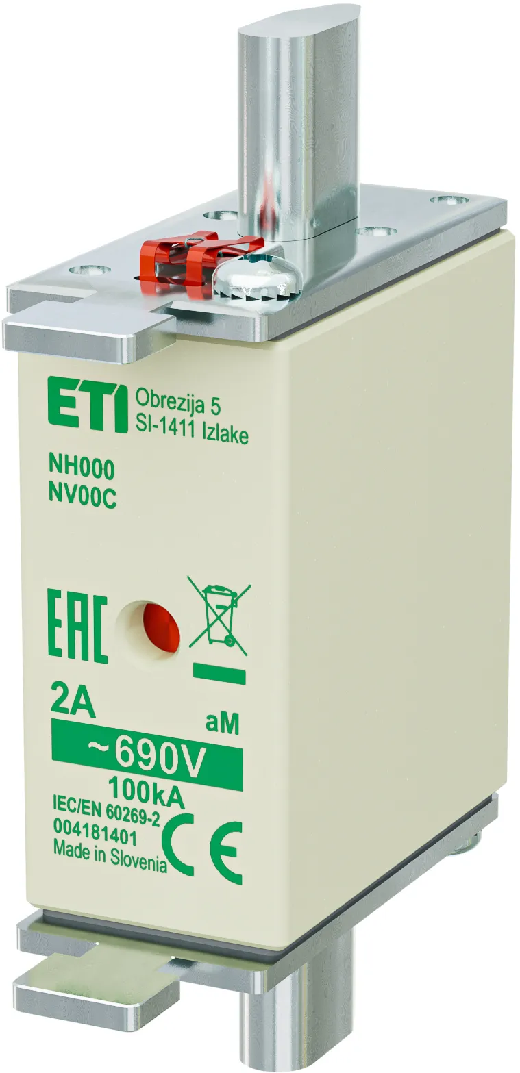 Wkładka topikowa NH000 aM 2A/690V 004181401