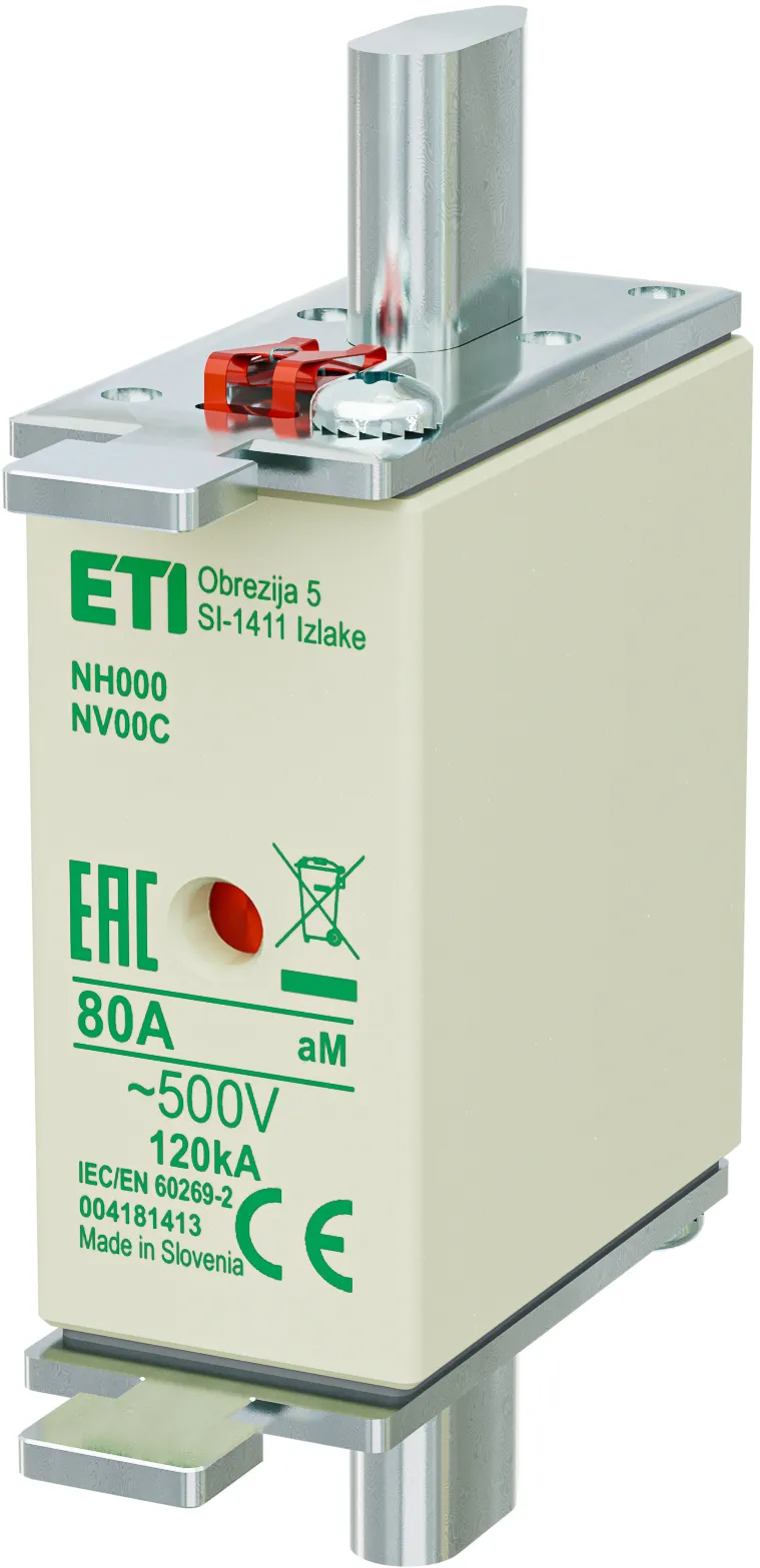 Wkładka topikowa NH000 aM 80A/500V 004181413