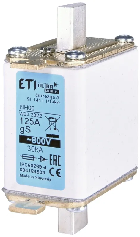 Wkładka topikowa NH00 gS 16A/800V 004184504