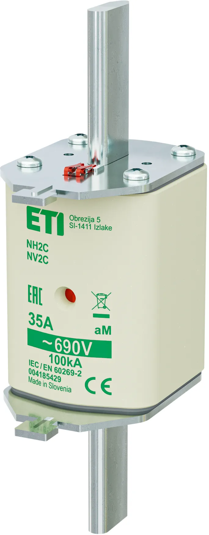 Wkładka topikowa NH2C aM 35A/690V 004185429