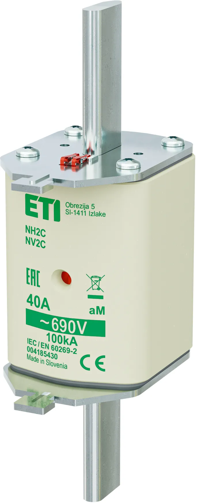 Wkładka topikowa NH2C aM 40A/690V 004185430