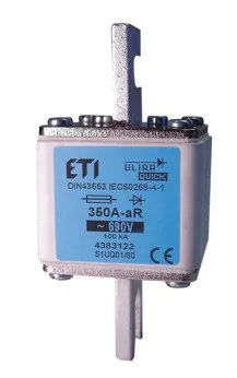 Wkładka topikowa NHS3/80 UQ01 aR 1100A/690V 004385135