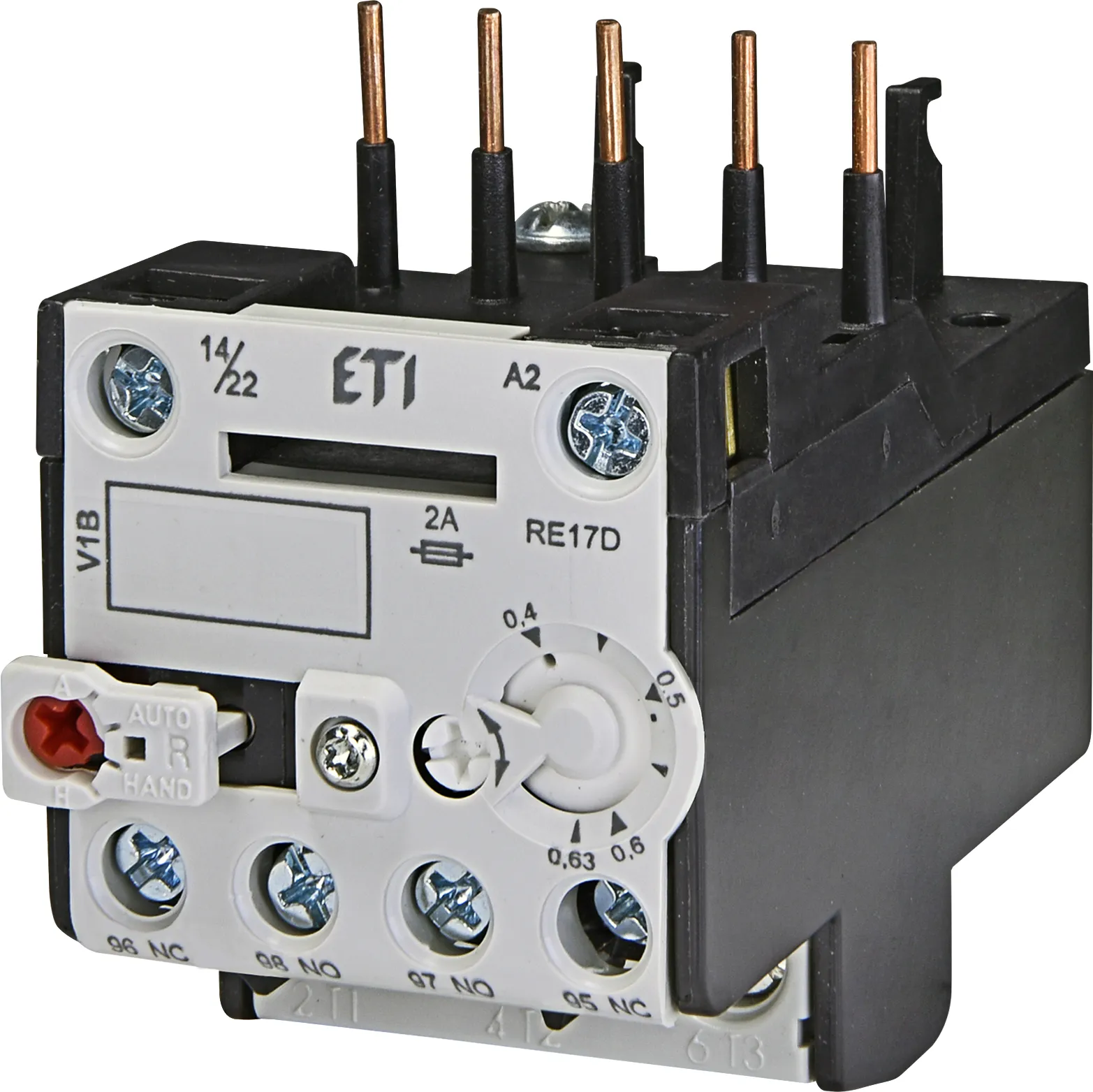 Przekaźnik termiczny RE17D-0,63 004641401