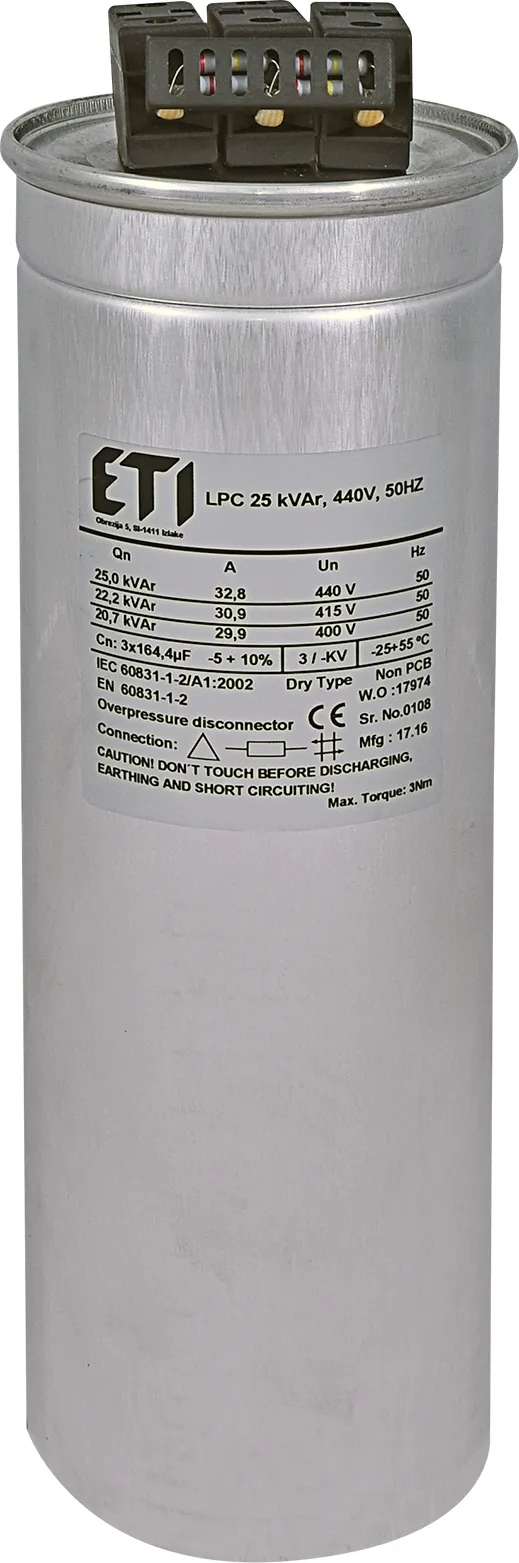 Kondensator LPC 10 kVAr, 440V, 50Hz 004656760