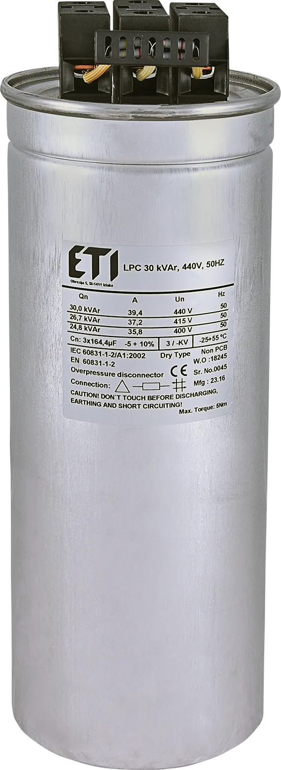 Kondensator LPC 30 kVAr, 440V, 50Hz 004656765