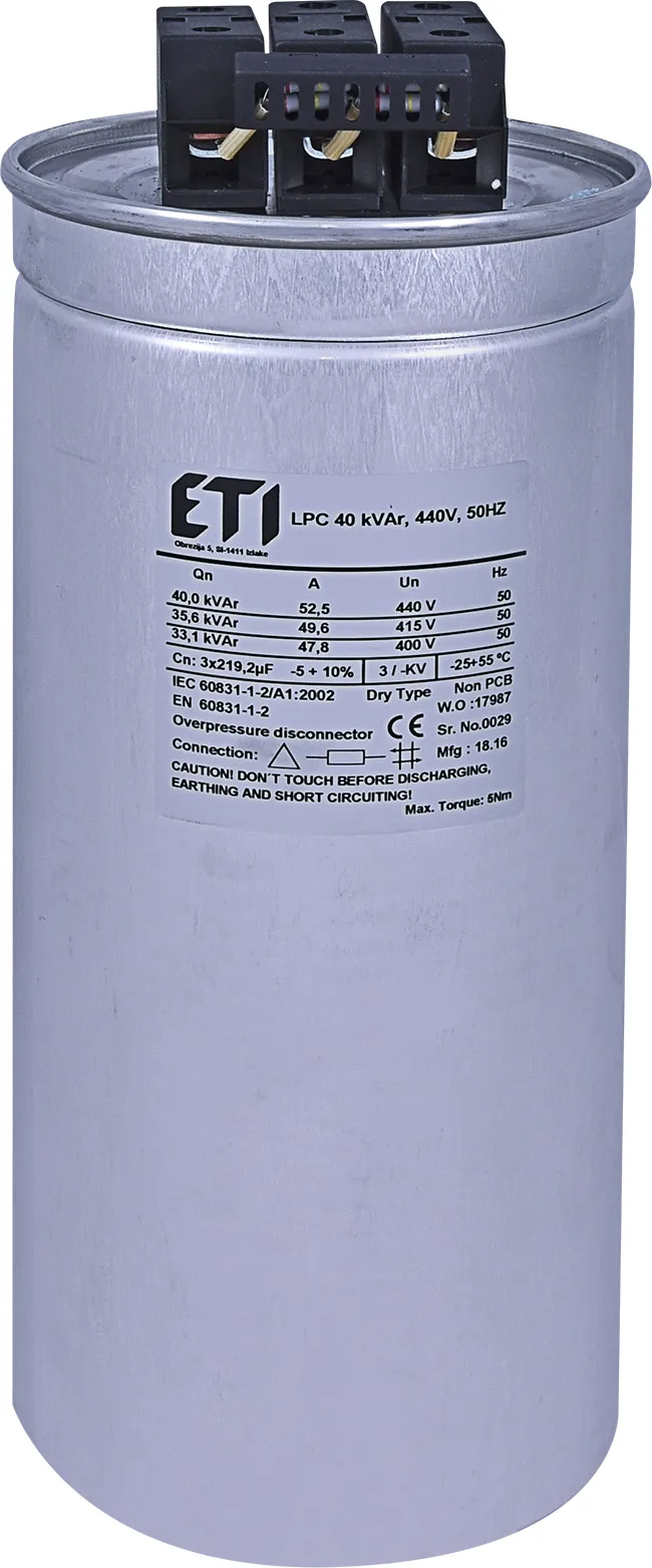 Kondensator LPC 40 kVAr, 440V, 50Hz 004656766