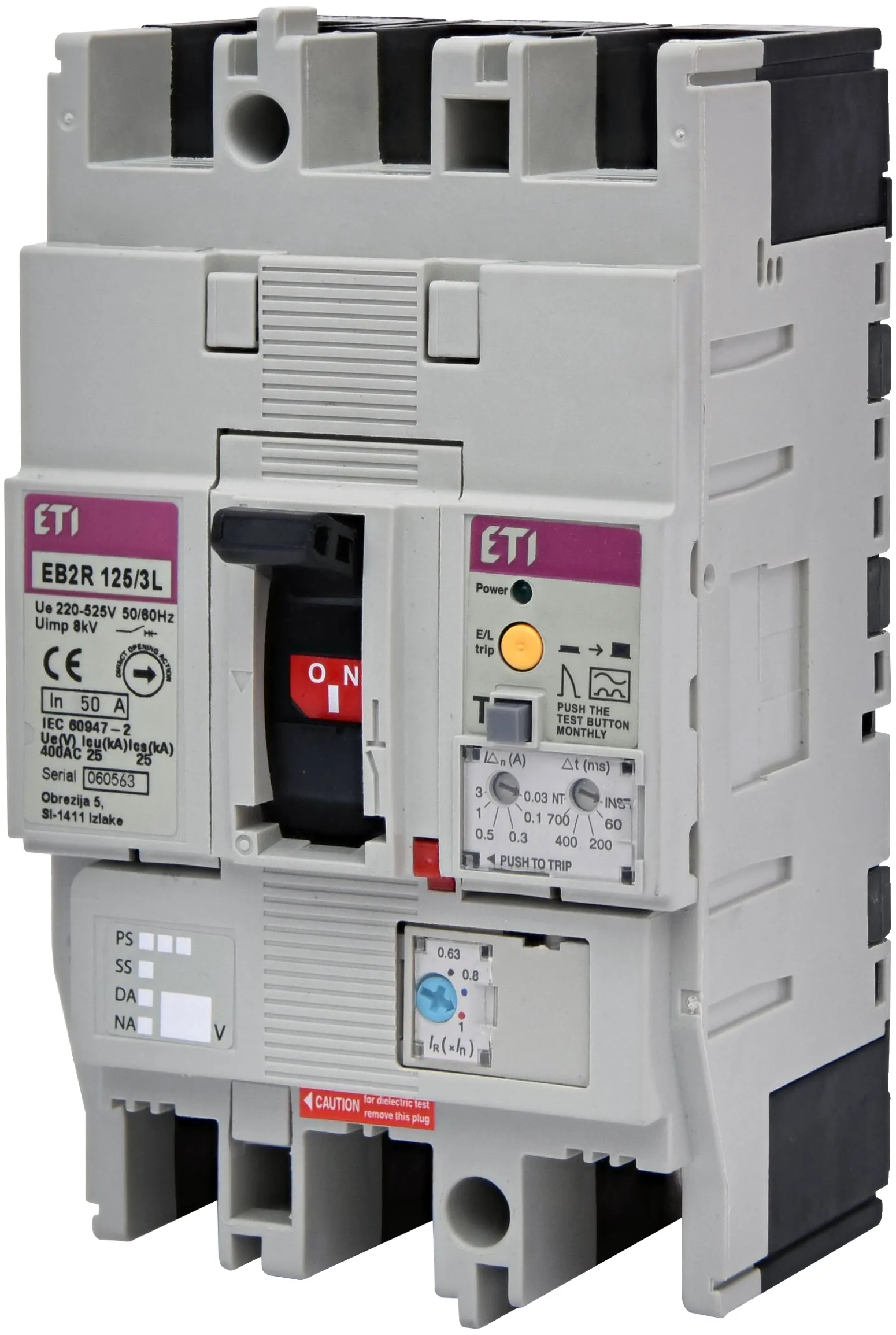 Wyłącznik mocy EB2R 125/3L 50A 3P 004671503