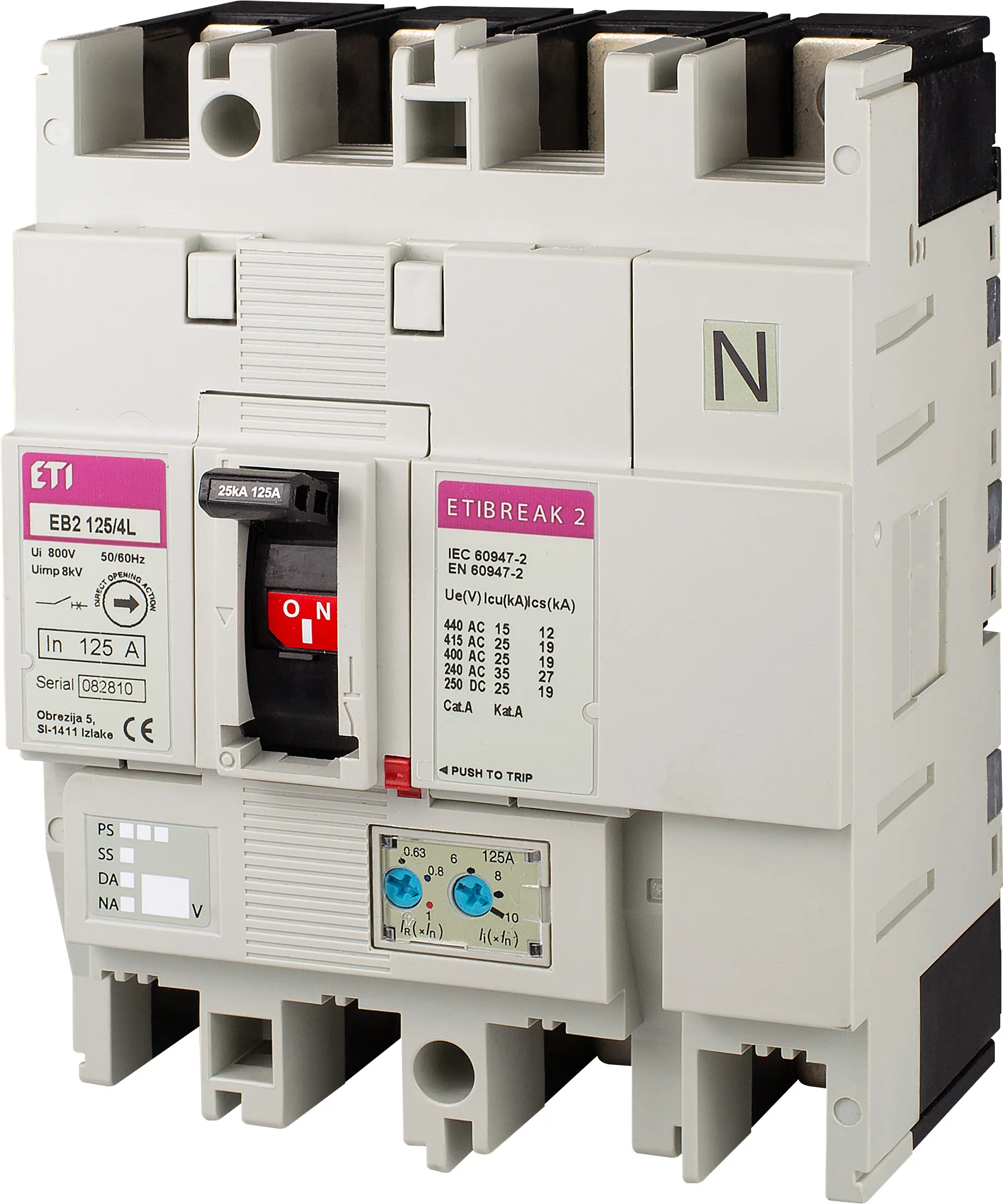 Wyłącznik mocy EB2 125/4H 32A 4p 004672108