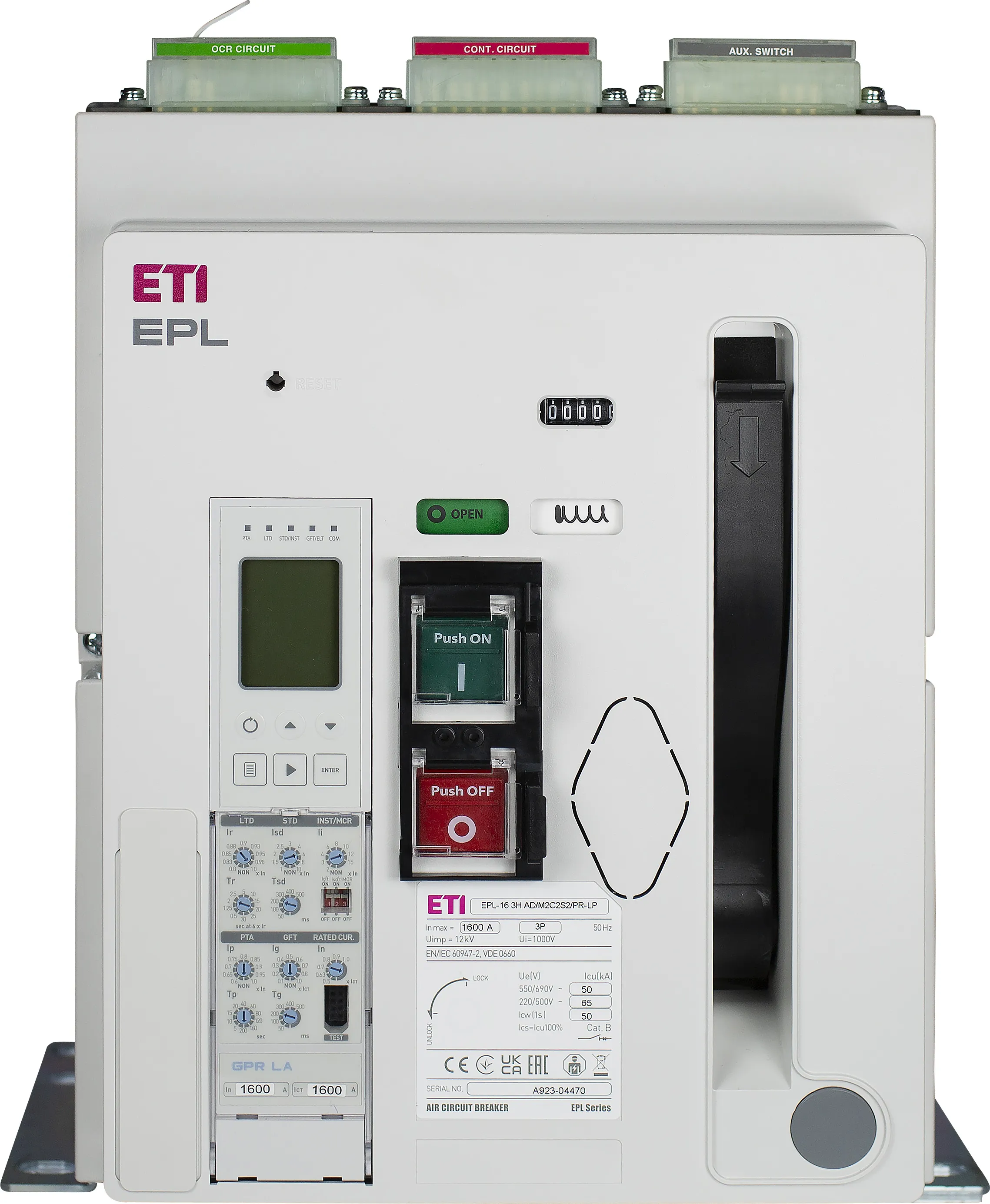 Wyłącznik powietrzny EPL-20 3H BF/M2C2S2/PR-LP 004695721
