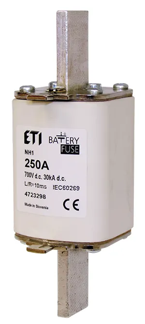 Wkładka topikowa NH1 gBat 200A/700V DC 004723296