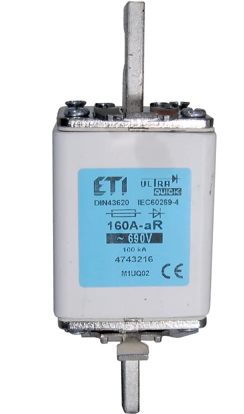 Wkładka topikowa NH1 UQ02 aR 160A/690V 004743216